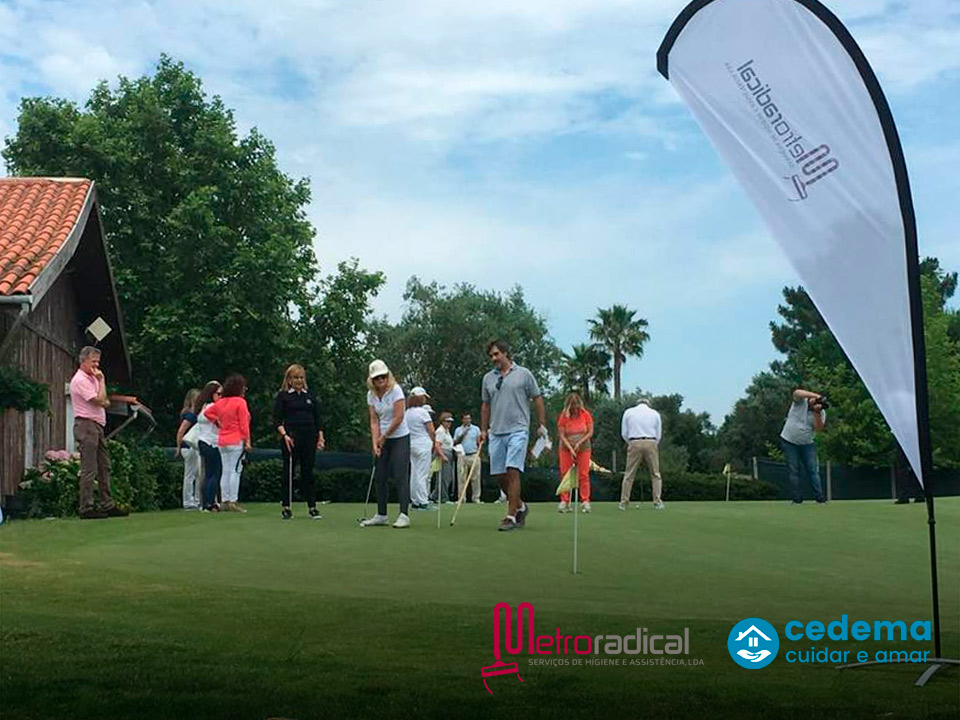 Responsabilidade Social – Evento de golf, promovido pela CEDEMA e Metro Radical, em 2018.