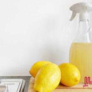 Cleaning vinegar, lemon and baking soda